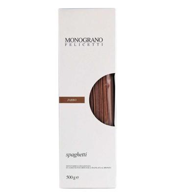 Monograno Felicetti Spaghetti Pasta FARRO/Spelt 500g, bio Monograno Felicetti Spaghetti Pasta FARRO/Spelt 500g, bio