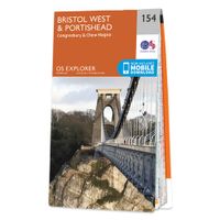 Wandelkaart - Topografische kaart 154 OS Explorer Map Bristol West, Po - thumbnail