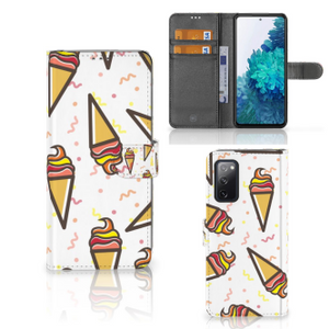 Samsung Galaxy S20 FE Book Cover Icecream