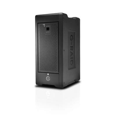 SanDisk Professional G-Raid Shuttle 8 96 TB Externe harde schijf (3,5 inch) USB 3.2 Gen 2 (USB 3.1), Thunderbolt 3 Zwart SDPH48H-096T-MBAAB