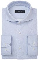 Desoto Slim Fit Jersey shirt wit/blauw, Motief - thumbnail