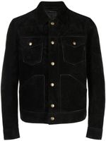 TOM FORD veste d'inspiration western en daim - Noir - thumbnail