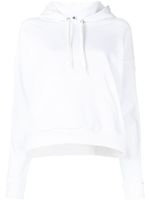 Moschino hoodie à lien de resserrage - Blanc