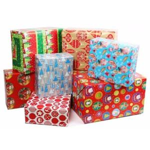 Bellatio Decorations Kerst cadeaupapier/inpakpapier - 200 x 70 cm - papier   -