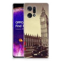 OPPO Find X5 Siliconen Back Cover Londen - thumbnail