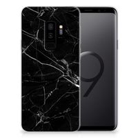 Samsung Galaxy S9 Plus TPU Siliconen Hoesje Marmer Zwart - Origineel Cadeau Vader - thumbnail