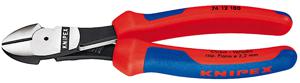 Knipex 74 12 180 74 12 180 Werkplaats Kracht-zijsnijtang Met facet 180 mm