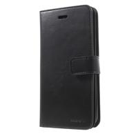 Mercury Goospery - iPhone 8 Plus Hoesje - Leather Case  Diary Zwart