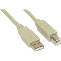 InLine 34505H USB-kabel 0,5 m USB A USB B Beige - thumbnail