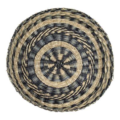 Dicht Zwart Muurmandje van Zeegras (40 cm) Dicht Zwart Muurmandje van Zeegras (40 cm)