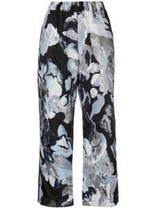 Stine Goya pantalon court à motif abstrait - Bleu