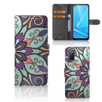 OPPO A72 | OPPO A52 Hoesje Purple Flower