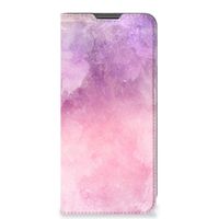 Bookcase Motorola Moto G22 Pink Purple Paint