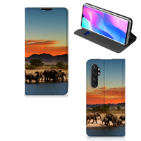 Xiaomi Mi Note 10 Lite Hoesje maken Olifanten - thumbnail