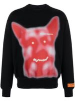 Heron Preston sweat Beware of Dog à imprimé graphique - Noir