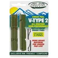 Kool Stop remrubber V-brake voor H12 / keramiek groen R16-V2C