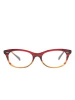 Oliver Peoples lunettes de vue Dezerai à monture rectangulaire - Marron - thumbnail