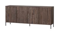 WOOOD Exclusive Dressoir New Gravure Essenhout, 200cm - Espresso - thumbnail