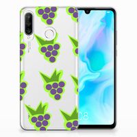 Huawei P30 Lite Siliconen Case Druiven - thumbnail