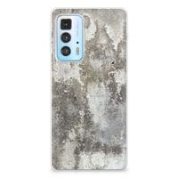 Motorola Edge 20 Pro TPU Siliconen Hoesje Beton Print - thumbnail