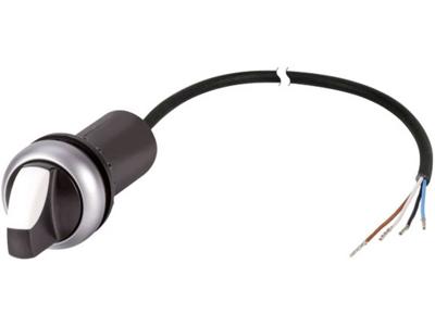 Eaton 186167 C22-WRK-K10-P62 Keuzetoets Draaihendel Zwart, Wit 1 x 60 ° Draai-ontgrendeling 1 stuk(s)