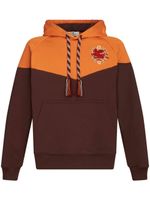 ETRO polo en coton à motif Pegaso brodé - Marron