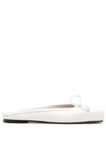 Jacquemus mules à bout carré - Blanc