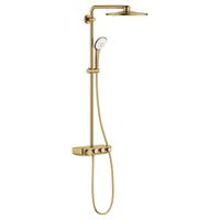 GROHE Euphoria SmartControl Regendoucheset Opbouw - hoofddouche 31cm - hannddouche rond - brushed cool sunrise 26507GN0 - thumbnail