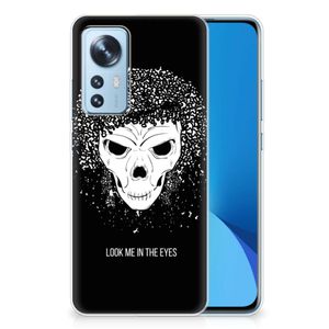 Silicone Back Case Xiaomi 12 | 12X Skull Hair