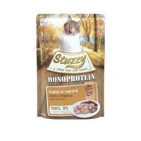Stuzzy, Monoprotein Grain & Glutenvrij, compleet natvoer voor volwassen katten met kip, in paté - (20 zakjes à 85 g)
