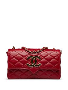 CHANEL Pre-Owned sac à bandoulière à logo CC (1989-1991) - Rouge