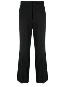 Gauchère pantalon de tailleur à coupe droite - Noir