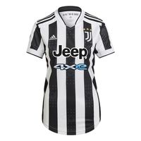 Juventus Shirt Thuis Dames 2021-2022 - Maat L - Kleur: WitZwart | Soccerfanshop - thumbnail