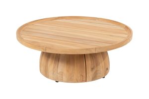 4SO Pablo koffietafel - teakhout - Ø80 cm.