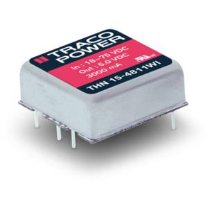 TracoPower THN 15-2411WI DC/DC-converter, print 24 V/DC 5 V/DC 3 A 15 W Aantal uitgangen: 1 x Inhoud 1 stuk(s)