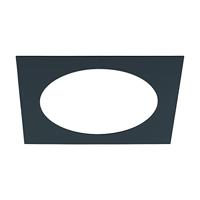 SLV Numinos® XL inbouwframe, vierkant 240/180 mm/toebehoren voor inbouwlamp, spot/zwart