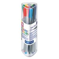 Staedtler triplus 334 334 PR12D Fineliner Blauw, Geel, Geel-groen, Grijs, Groen, Lichtblauw, Magenta, Oranje, Rood, Zwart, Van-Dyke-bruin, Violet 0.3 mm 12 - thumbnail