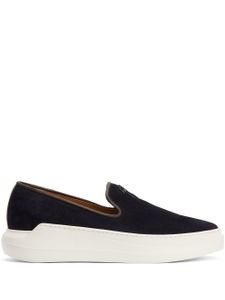 Giuseppe Zanotti baskets Conley sans lacets - Bleu