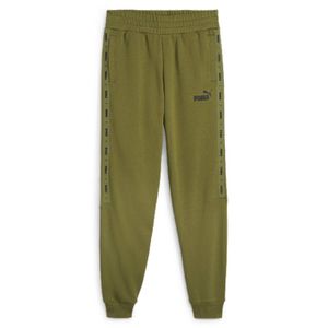 PUMA Essentials+ Tape Jogger Olijfgroen Zwart