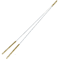 Wichelroede (Per Paar) Messing (40 cm - Recht)