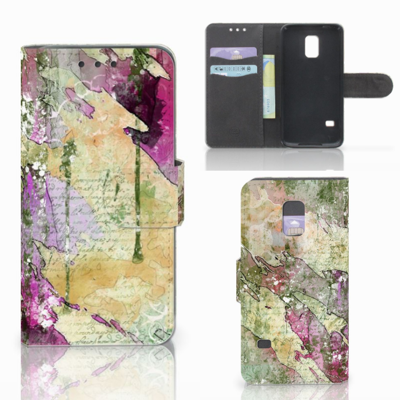 Hoesje Samsung Galaxy S5 Mini Letter Painting Hoesje Samsung Galaxy S5 Mini Letter Painting