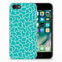 iPhone SE 2022 | SE 2020 | 8 | 7 Hoesje maken Cracks Blue