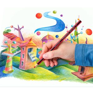 Staedtler Noris colour 185 Zwart, Blauw, Bruin, Groen, Magenta, Oranje, Perzik, Paars, Rood, Geel 12 stuk(s)