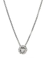 David Yurman collier Petite Infinity en argent sterling serti de diamants