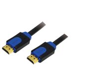 LogiLink CHB1101 HDMI-kabel HDMI Aansluitkabel HDMI-A-stekker, HDMI-A-stekker 1.00 m Zwart 4K UHD - thumbnail