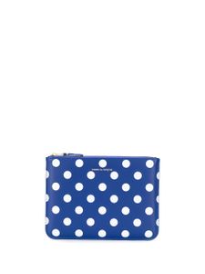 Comme Des Garçons Wallet dotted pattern wallet - Bleu