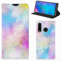 Bookcase Huawei P30 Lite New Edition Watercolor Light