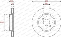 Remschijf DDF2819C - thumbnail