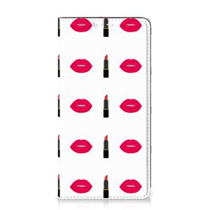 Samsung Galaxy S20 FE Hoesje met Magneet Lipstick Kiss