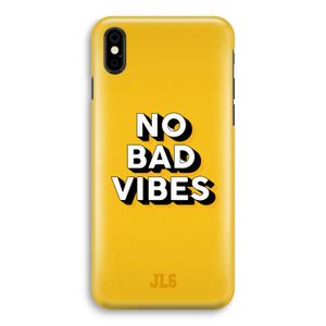 No Bad Vibes: iPhone X Volledig Geprint Hoesje